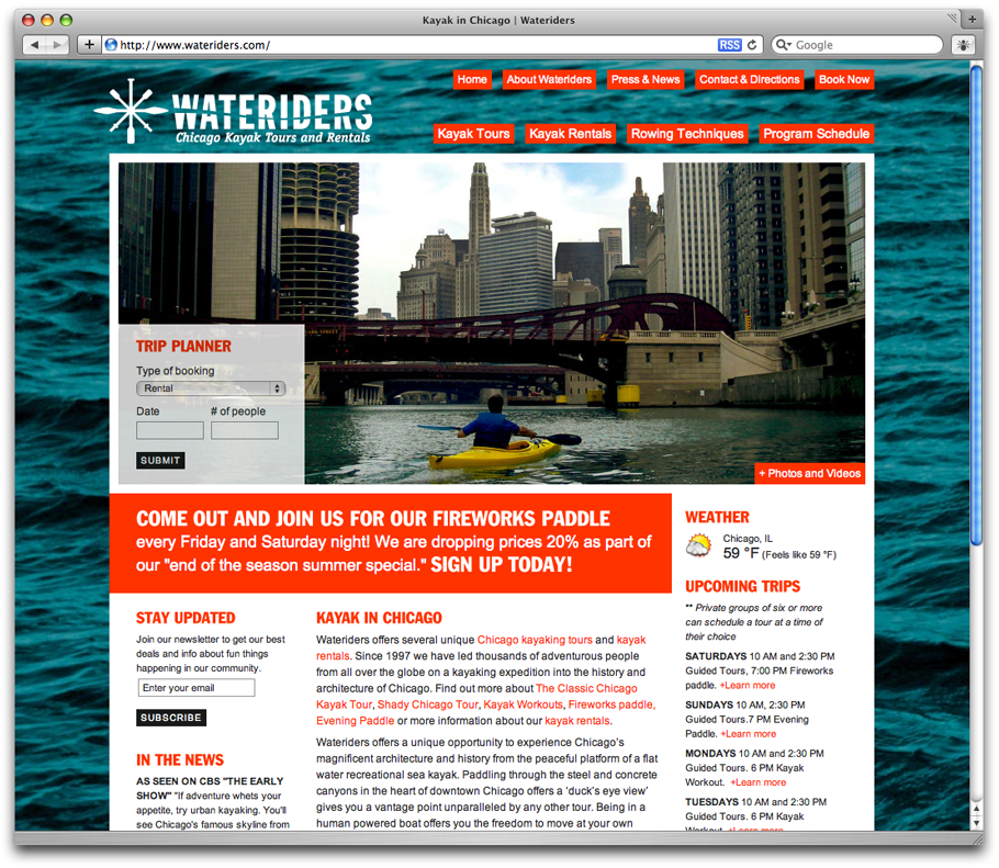 Wateriders Homepage